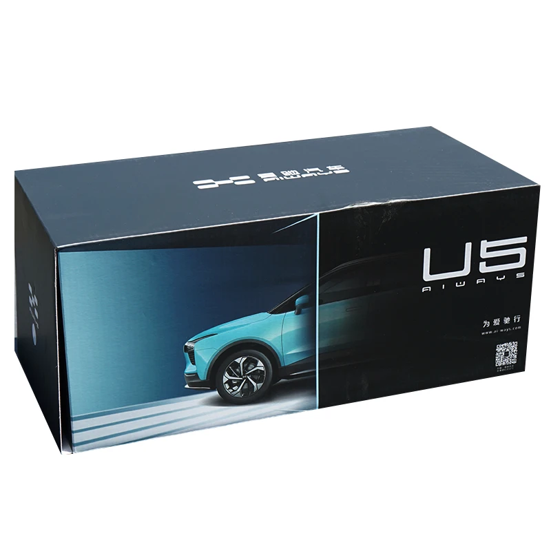 1:18 Оригинал 2019 Aiways U5 SUV литая модель автомобиля с небольшим подарком|Наземный