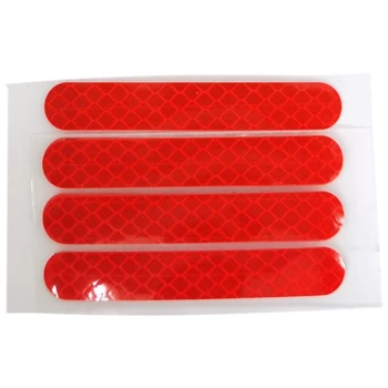 

NEW-Front Rear Wheel Cover Protective Shell Reflective Sticker for Ninebot Max G30 Scooter Accessories 4PCS, Red