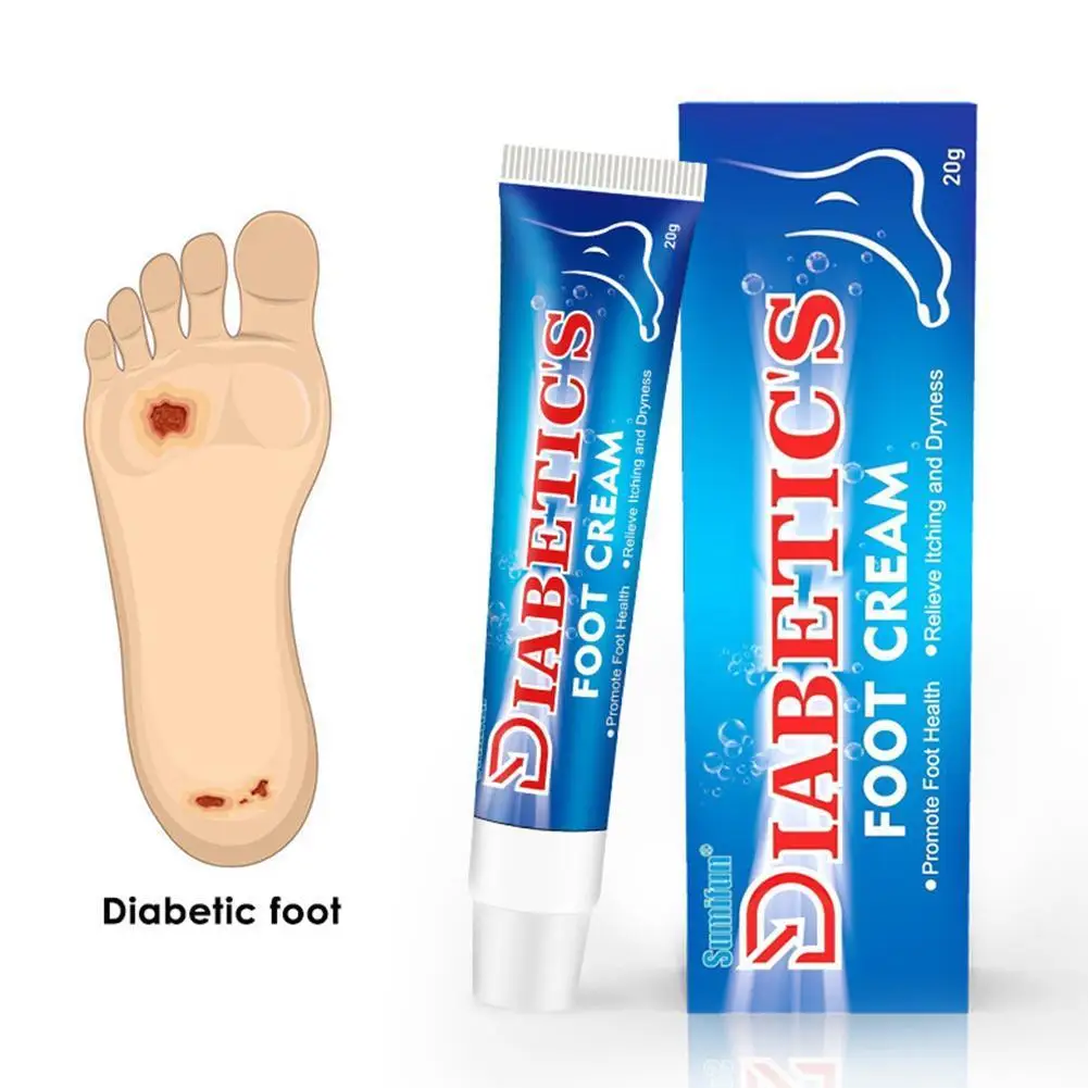 20g Diabetic Foot Care Cream Itching Relief Moisturizing Herbal Cream