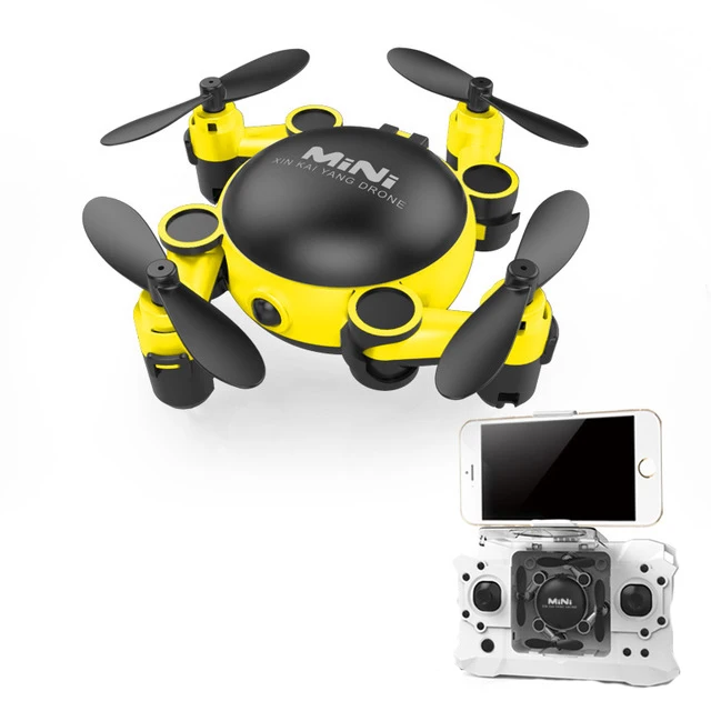 

2.4GHz Mini Folding Drone Altitude Hold Quadcopter Pocket WiFi Real-time Aerial Drone Morph Remote Control Helicopter Model