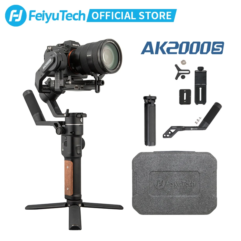 FeiyuTech Official AK2000S AK2000C DSLR Professional Camera Stabilizer Handheld Video Gimbal fit for DSLR Mirrorless Camera