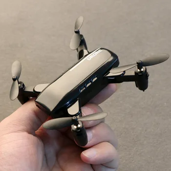 

Mini folding four-axis aircraft with air pressure aerial photography remote control aircraft fall-resistant unmanned