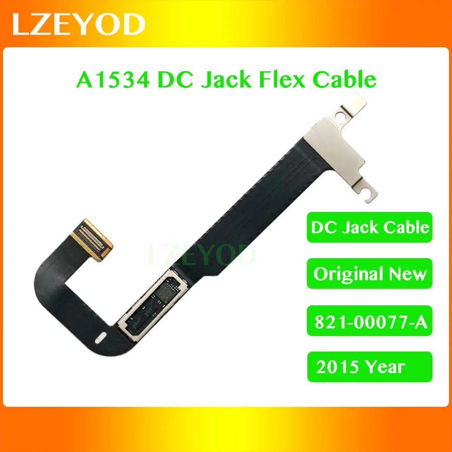 New A1534 DC-IN I/O USB-C Power DC Jack Flex Cable 821-00077-A For MacBook Retina 12" 2015 year | Компьютеры и офис
