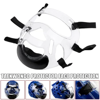 

Taekwondo Cap Face Protective Mask Helmet for Kickboxing karate Training Protectors WHShopping