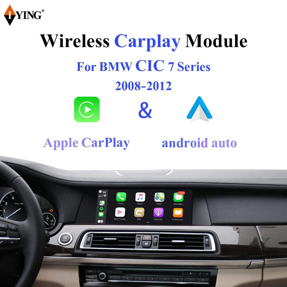 Iying беспроводной Carplay для BMW CIC 7 серии 760i E65 E66 E67 750i F01 F02 F03 F04 xDrive Z4 2008-2012 Android