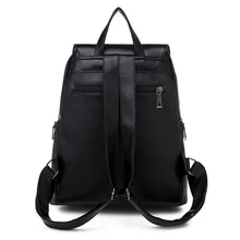 Стиль Pu мягкий кожаный водонепроницаемый рюкзак для носки женский флип-стиль большой объем студенческий рюкзак