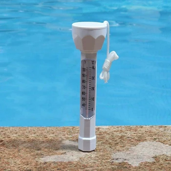 

Floating Buoy Pool Thermometer Pool Thermometer Water Temperature Thermometers with String Large Floating Pool Thermometer with