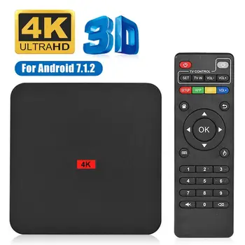 

Home 1+8GB HD WiFi HDMI Smart TV Box Set-Top Media Player for Android 7.1 OS