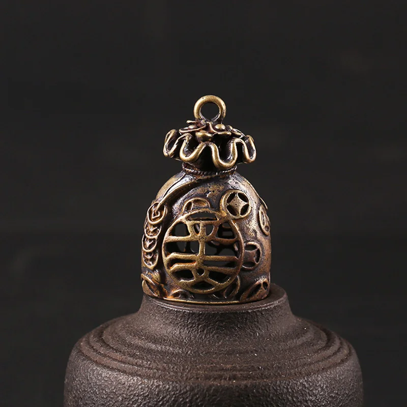 money bag brass pendant (6)