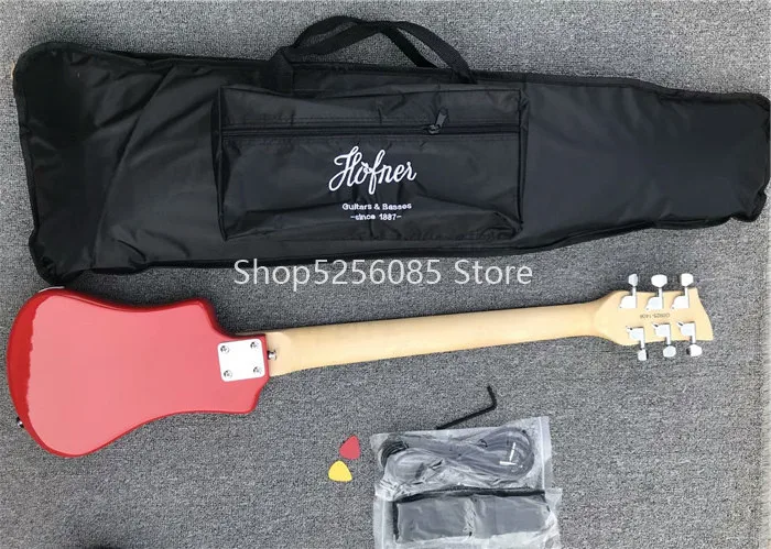 Многоцветная мини-гитара hofner shoty для путешествий, портативная гитара для начинающих, электрогитара для детей