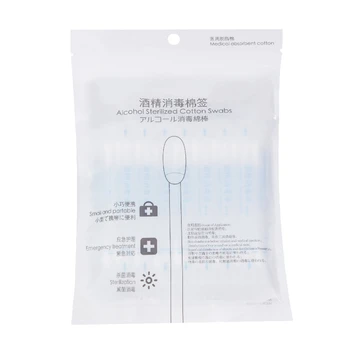 

500Pcs/Set Disposable Alcohol Stick Disinfected Cotton Swab Emergency Care Sanitary Women Makeup Cotton Buds Tip for Me