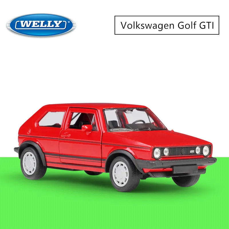 WELLY 1:36 Volkswagen Golf I GTI литой металлический сплав модель игрушечного автомобиля 2