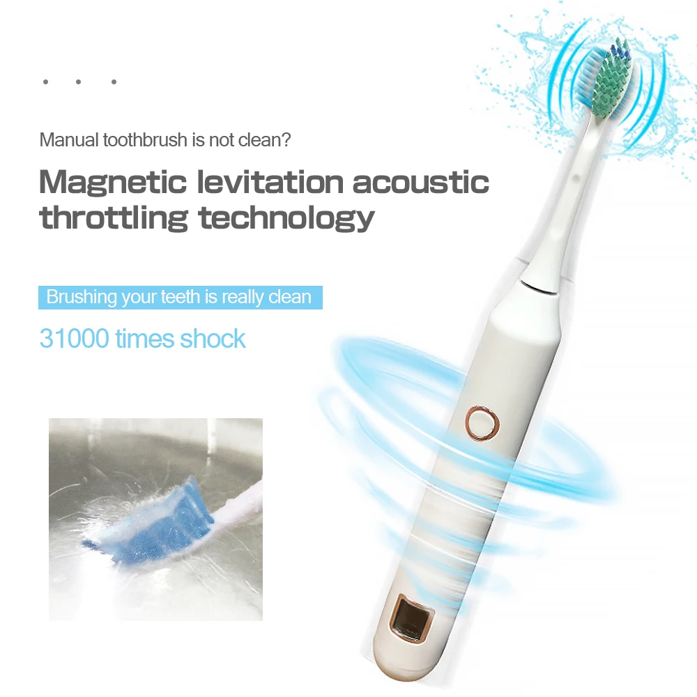 

Electric Toothbrush Whitening Szczoteczka Soniczna Global Version Upgraded Waterproof Ultrasonic automatic Toothbrush Powerful