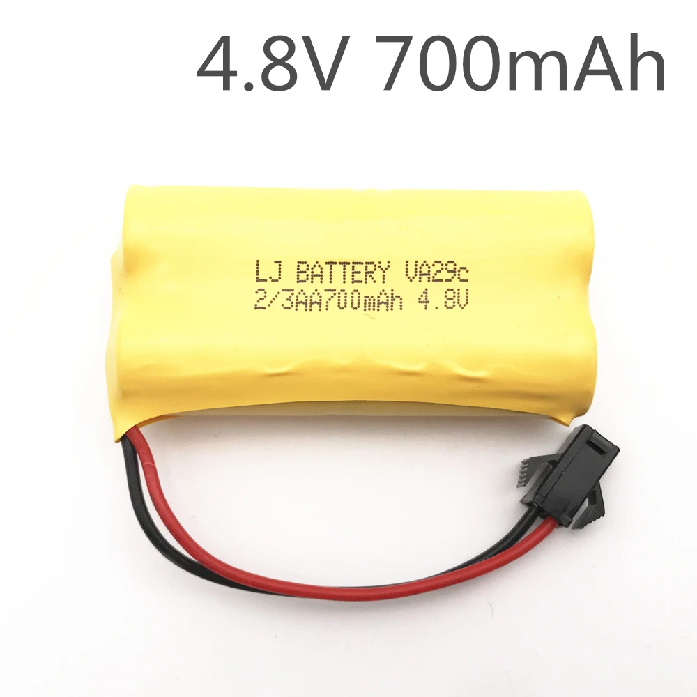 

4.8V 700mAh 2/3AA Ni-Cd rechargeable battery For Jia Qi TT661 TT662 TT663 TT664 TT665 RC car Deformation vehicle Battery
