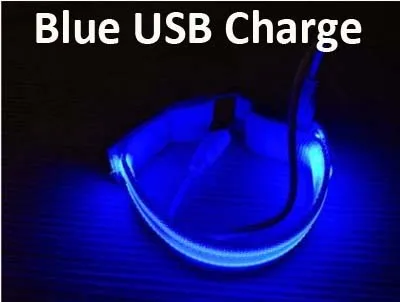 Blue Портативный 4 шт. светодиодный светильник нога лошади ремни спорт на открытом воздухе Конный ночной верховой езды оборудование безопасная нога лошади ремни безопасности - Цвет: Blue