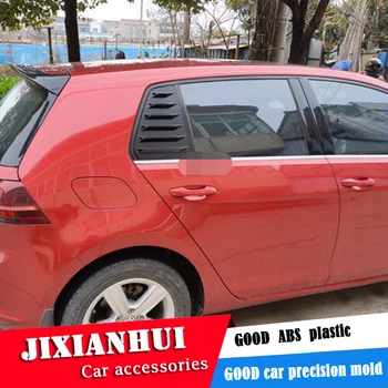

For VW golf 7 2014-2018 Sedan ABS Back triangle Rear Door Window shades Louver Frame Window Sill Molding Cover Sticker Trim