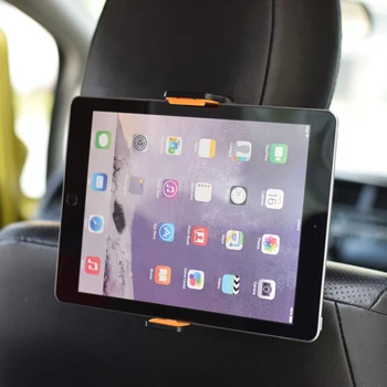 

360˚ Rotating Car Back Seat Headrest Mount Holder Stand For GPS Tablet 4\"-10\" R2JB