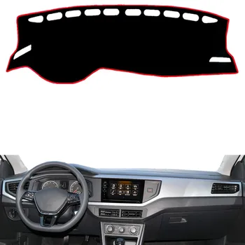 

For Volkswagen VW POLO MK6 2018 2019 2020 Car Dashboard Cover Mat Pad Dashmat Sun Shade Instrument Protector Carpet Accessories