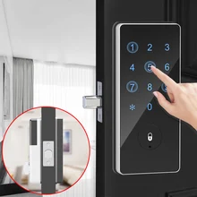 

Bluetooth Smart Password Door Lock Keyless Control Electronics Security Touch Screen Anti-Thief Code Door Lock