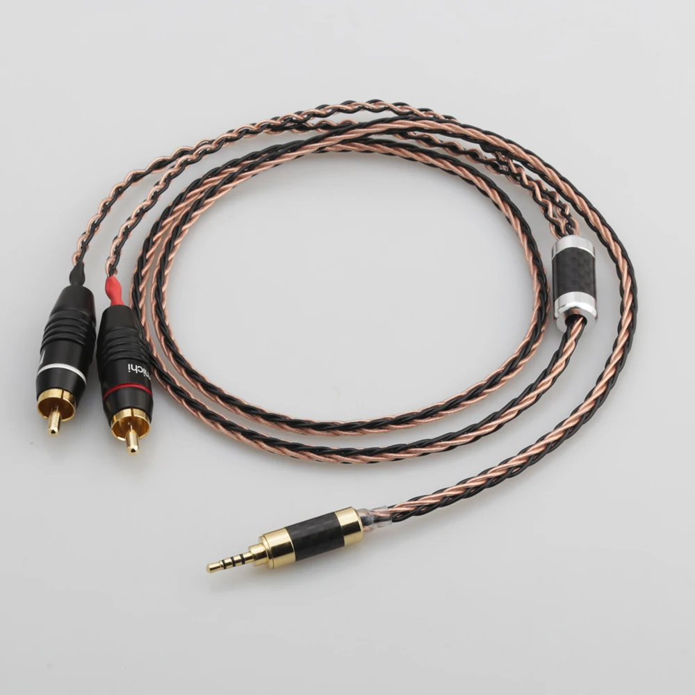 Кабель HiFi со сбалансированным штекером 2 5 мм TRRS на штекера RCA для Astell & Kern AK100II AK120II