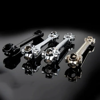 

Urijk Universal 8-in-1 Multi-function Socket Wrench Metric Hexagon Socket High Quality Long Wrench Double Head 19mm