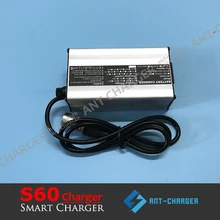 Герметичное 51,1 V 1A умное зарядное устройство для 42 V/44,8 V 14s LiFePO4 LFP LFE LiFe battery Pack 100-240VAC