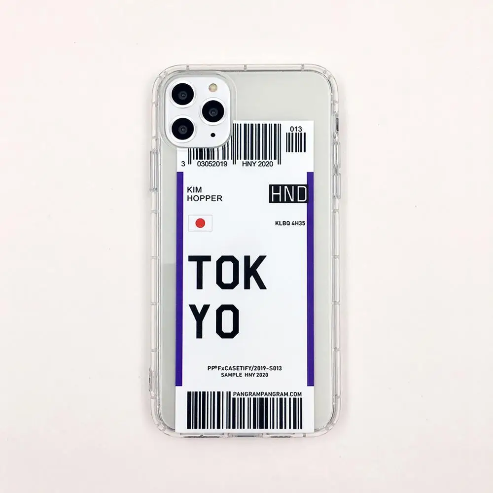 Роскошный чехол для телефона из мягкого ТПУ для iPhone 11 Pro Max 7 8 Plus X XS XR XSMax 6 6s Обложка для билета - Цвет: 16