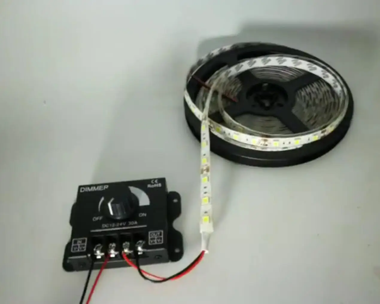 12-24V 30A 5050 5630 5730 3528 Одноцветный модуль светодиодной ленты Мануэль диммер контроллер