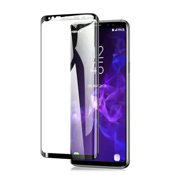 

1PC Full Glue 3D Curved Glass Screen Proof Glass HD Clear Tempered Glass Screen Protector For Samsung S8 plus Protective Film