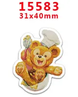PR15583 30 шт./Плоская задняя часть полимерные персонажи мультфильмов diy украшения ремесла аксессуары DIY материалы ручной работы PR11690 - Цвет: PR15583
