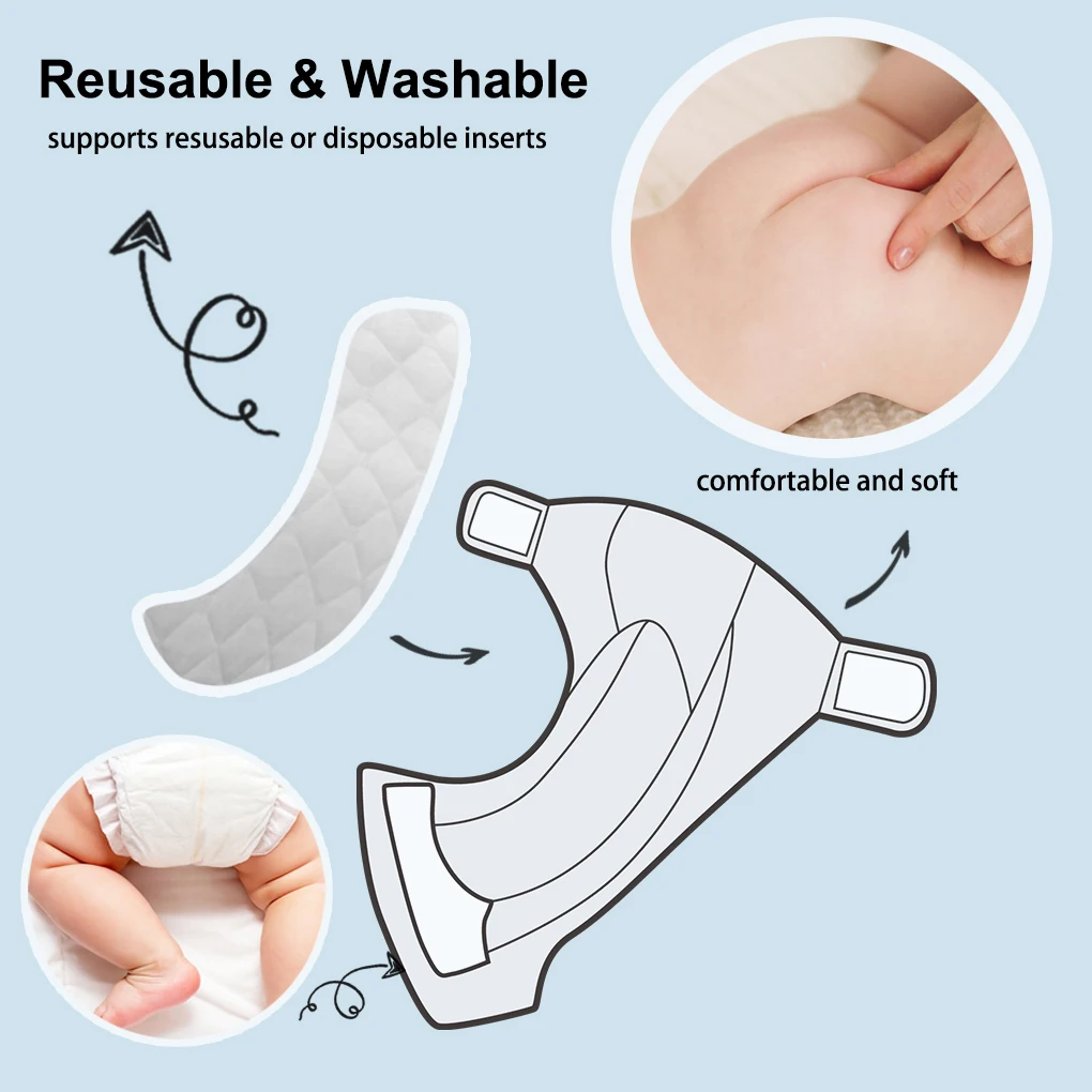 Reusable Diaper Washable Ecological Cotton Diapers - 10pcs/set Reusable Baby  - Aliexpress