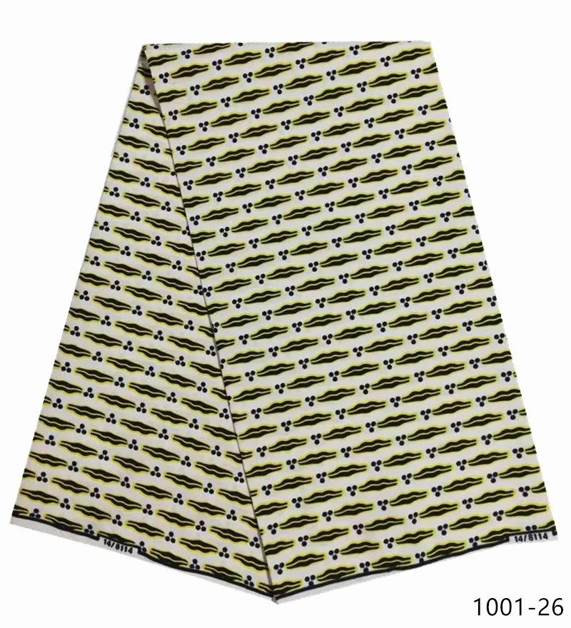 Ceny Prawdziwy wosk gwarantowane prawdziwy holenderski wosk wosk wysokiej jakosci 6 metrów afrykańska ankara tkaniny do szycia 1001