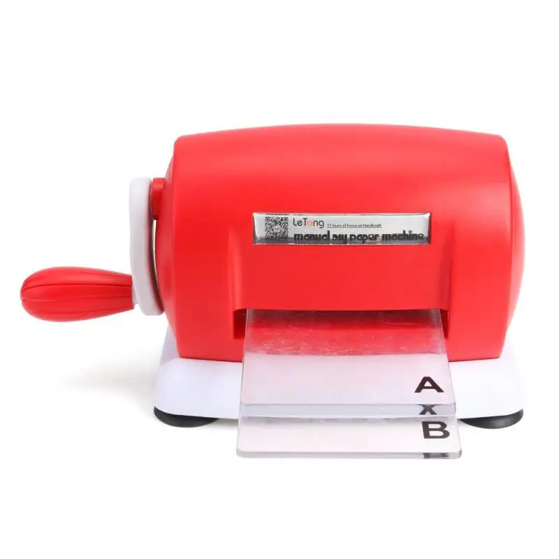 1 шт. машина для вырезания различных DIY штампов машина для вырезания скрапбукинга резак для изготовления открыток ремесла - Цвет: Красный