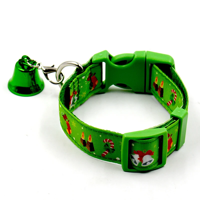 Christmas Pet Dog Puppy Cat Collar Adjustable Xmas Design Collars w/ Small Bell
Christmas Pet Dog Puppy Cat Collar Adjustable Xmas Design Collars w/ Small Bell