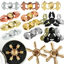 Сплав летучая мышь Спиннер Капитан Америка кончик пальца гироскоп для взрослых рельеф цинковый сплав игрушка для снятия стресса игрушка