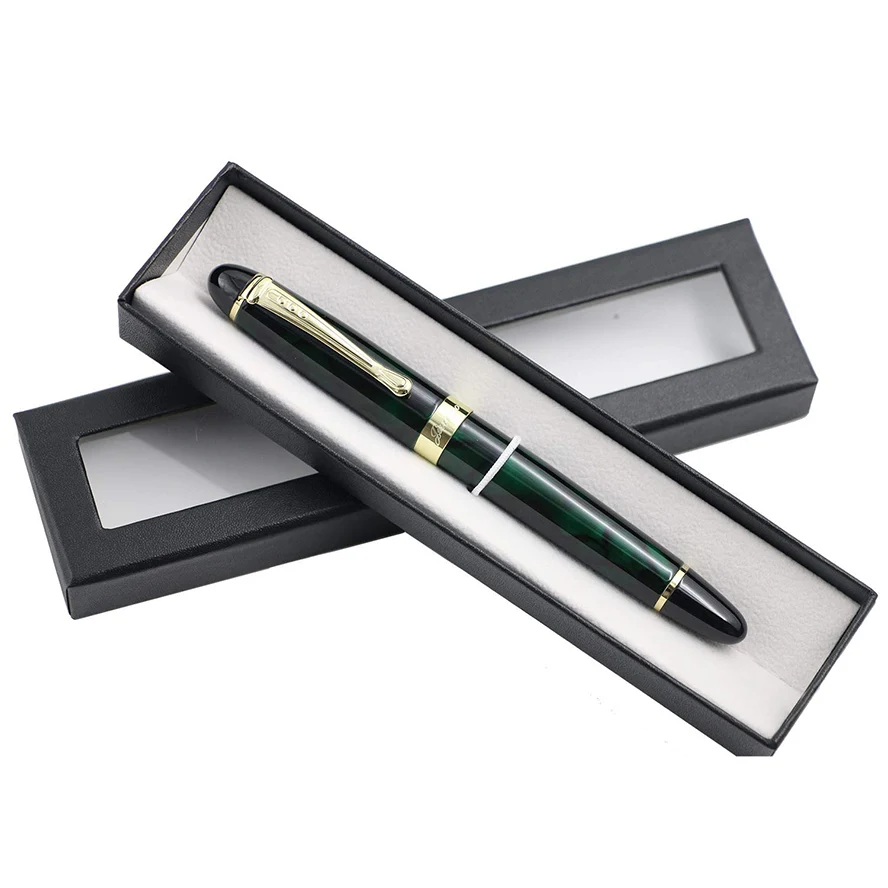 Finance Green marble Jinhao X450 авторучка набор 18kgp Iraurita 0,5 мм перо канцелярские принадлежности с подарочной коробкой - Цвет: green