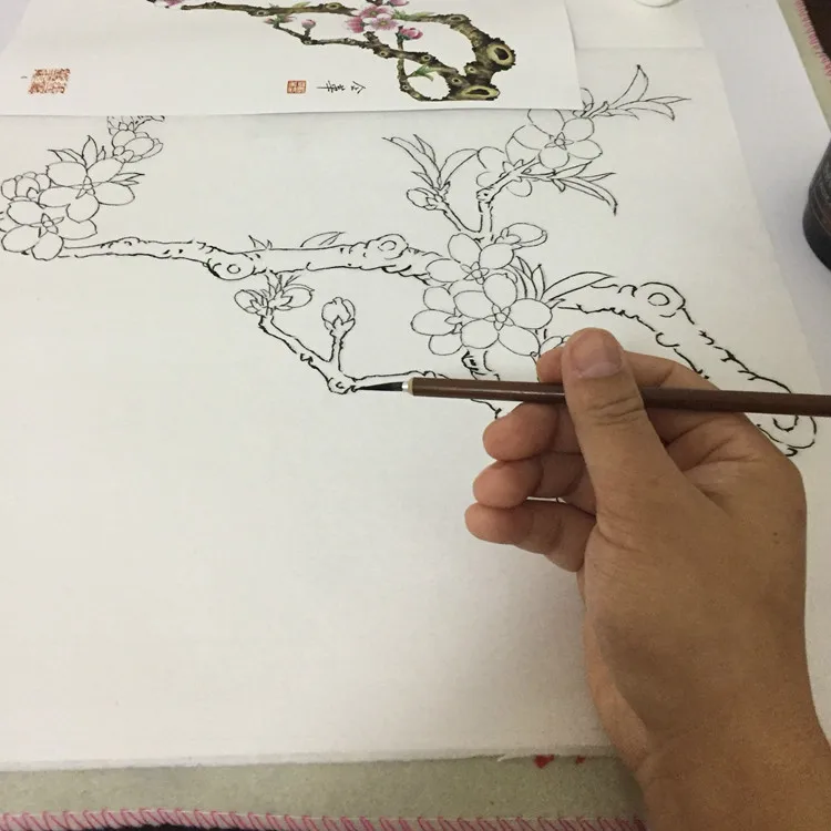 Китайская тщательная кисть для рисования, ручка для китайской акварели, кисть для рисования на крючке, ручка для рисования, кисть для рисования, Tinta, Китай