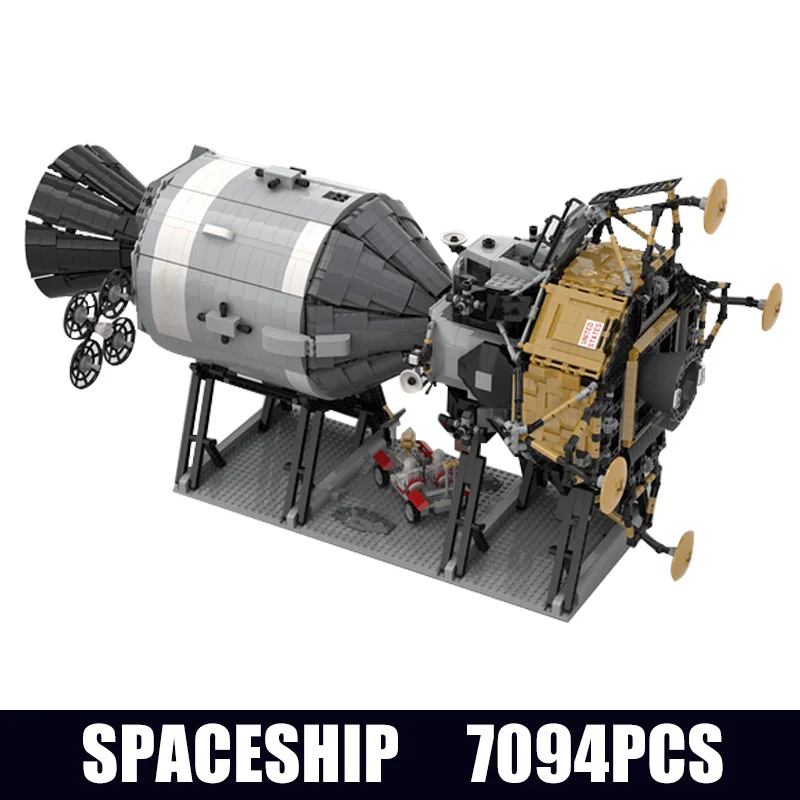 Us 2670 Dhl Creator Movie Toys Compatible With Lego Moc 26457 Apollo Spacecraft Building Blocks Bricks Assembly Kit Kids Christmas Gifts On