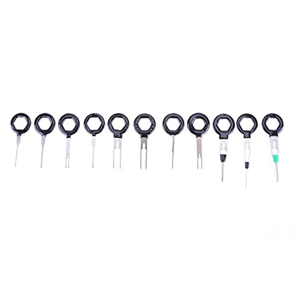 11Pcs/Set Terminal Removal Tools Car Electrical Cable Wiring Crimp Connector Pin Extractor Kit Car Repair Hand Tool Set Plug key