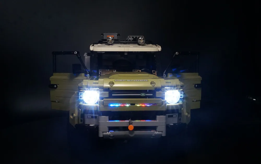 Günstige LED Licht Kit Für 42110 Technik series defender auto Modell Bausteine (nur licht enthalten)