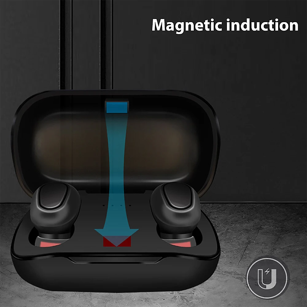 Willkey Y33 Bluetooth 5 0 Wireless Earphone Headset 3D Stereo Sound Earbuds In Ear Headphones for iPhone 11 X XS Android Phones