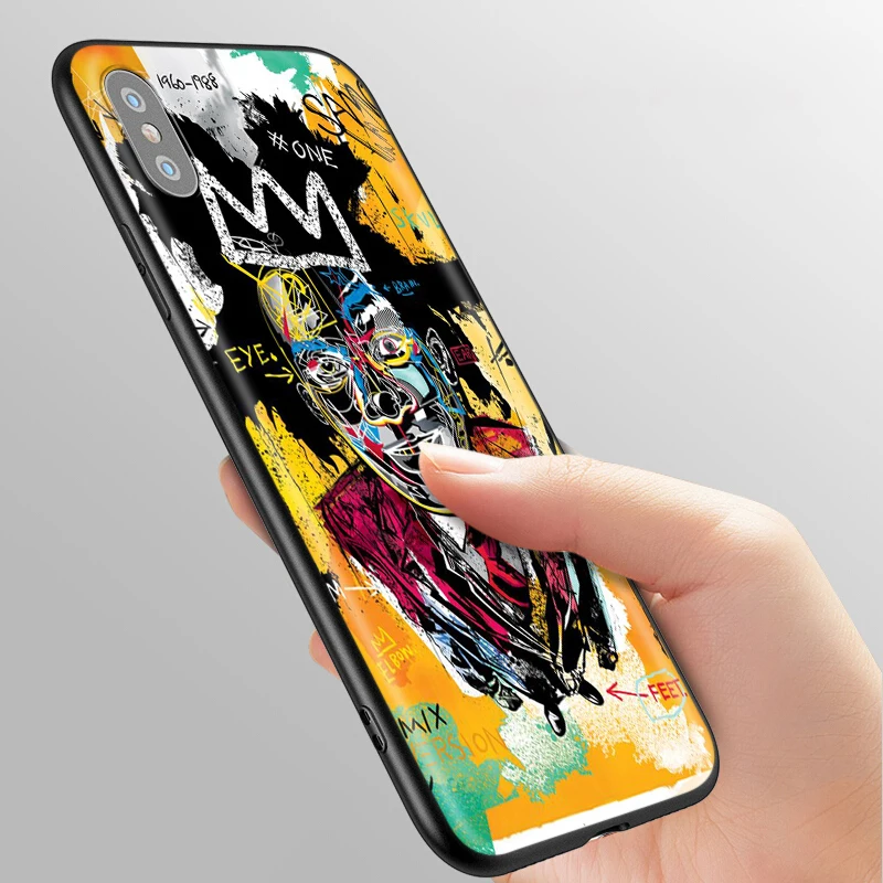 Мягкий силиконовый чехол YIMAOC Jean Michel Basquiat для iPhone 12 Mini 11 Pro XS Max XR X 8 7 6 6S Plus 5 5S