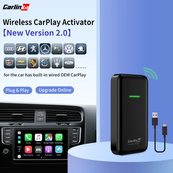 

Carlinkit2.0 Version Wireless Carplay Adapter Dongle For IOS phone car Original Car Has Wired Carplay Built-in Wired to Wireless