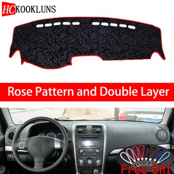 

Rose Pattern For SUZUKI X5 2013 2014 2015 2016 Dashboard Cover Car Stickers Car Decoration Car Accessories Interior Car Decals