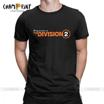 

The Division 2 SHD T-Shirt Men Casual Cotton Tees Round Neck Short Sleeve T Shirts Printed Tops