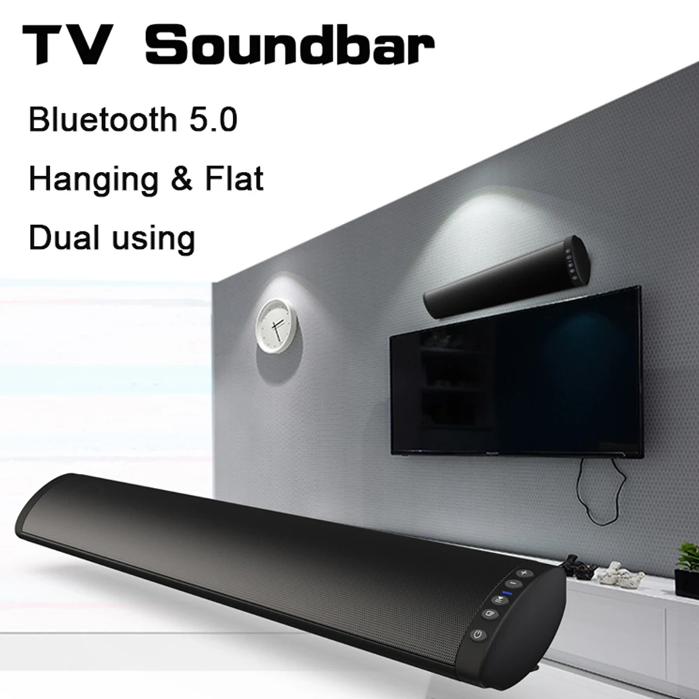 20 Вт Bluetooth 5 0 ТВ Саундбар беспроводной динамик стерео домашний кинотеатр Hifi