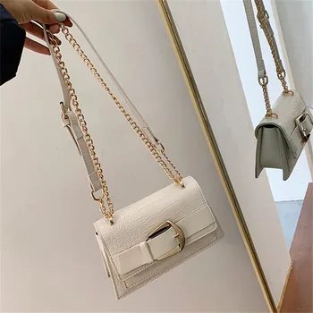 

Women's Designer Luxury Shoulder Bag Fashion New PU Leather Women Crocodile Pattern Crossbody Bags Ladies Shoulder Messenger Bag