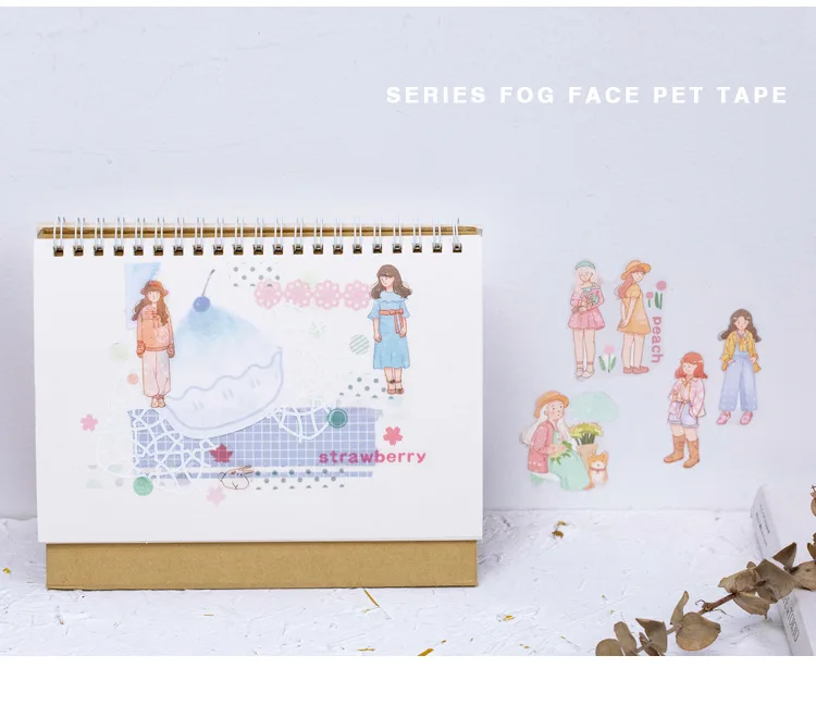 Милая Мода девушка серии маскировки ленты студенческий дневник DIY васи ленты планировщик наклейки Kawaii Канцелярские подарки