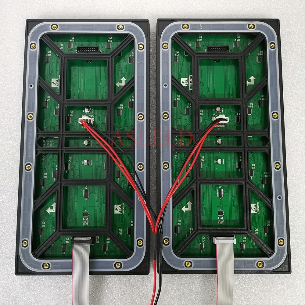 P10 Outdoor Full Color LED Module HUB75 Interface 320x160mm Pixels 32x16 Dots For DIY Video Wall Panel Scroll Sign Billboard |