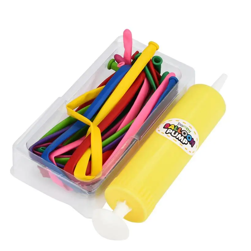 

12 PCS Latex Twisting Balloons Magic Long Balloons Color Party Toys + 1PC Pump For Kids Gift Drop shipping Jan 19